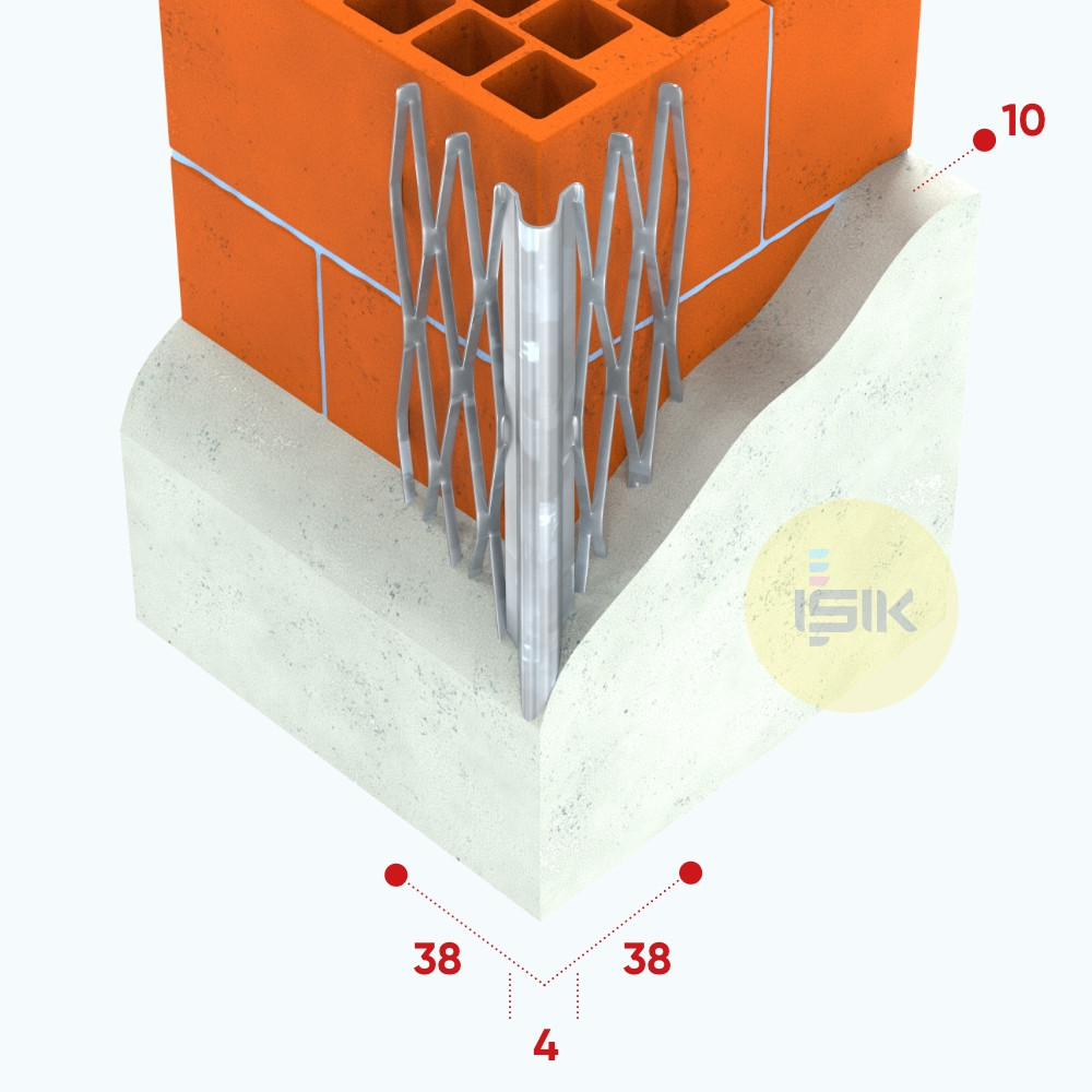 Galvanised Steel Corner Bead