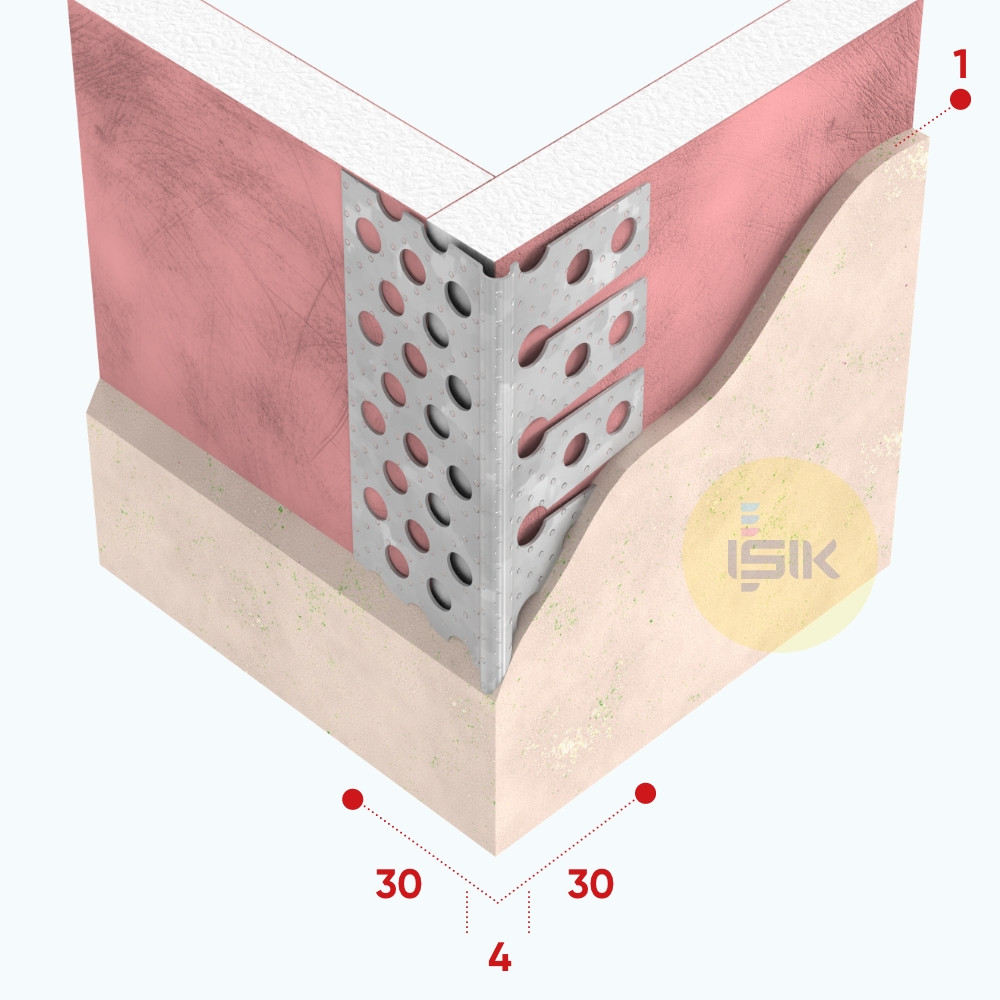 Galvanised Steel Arch Bead Embossed Surface