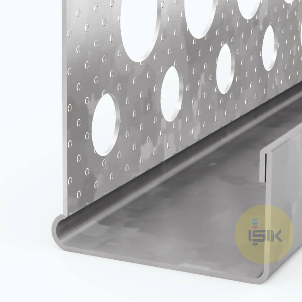 Galvanised Steel Edging Bead with Embossed Surface for 15mm plasterboard